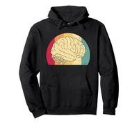 Intelligenza Cervello Pensiero Psiche Scienza Retro Vintage Felpa con Cappuccio