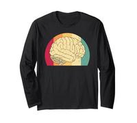 Intelligenza Cervello Pensiero Psiche Scienza Retro Vintage Maglia a Manica