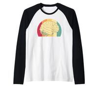 Intelligenza Cervello Pensiero Psiche Scienza Retro Vintage Maglia con Maniche Raglan