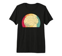 Intelligenza Cervello Pensiero Psiche Scienza Retro Vintage Maglietta Premium
