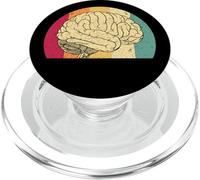 Intelligenza Cervello Pensiero Psiche Scienza Retro Vintage PopSockets PopGrip per MagSafe