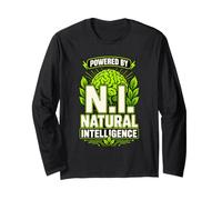 Intelligenza Naturale Mente Umana Umorismo Maglia a Manica