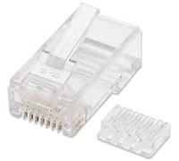 intellinet 100-Pack Cat6 RJ45 Cavo di Collegamento RJ-45 Trasparente