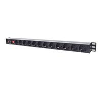 INT 714044 - Presa multipla, 12 prese, spina schuko