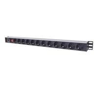 INT 714044 - Presa multipla, 12 prese, spina schuko
