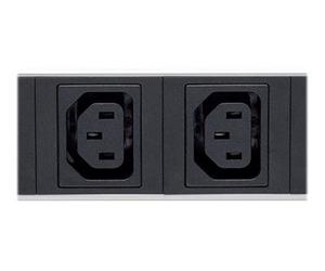 Intellinet 163675 32U Verticale Nero Bianco 24 presa(e) AC Accoppiatore C13