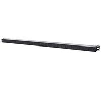 Intellinet 163675 - Ciabatta elettrica a 24 prese, 20 x C13 e 4 x prese C19, montaggio a rack verticale (PDU) con cavo di alimentazione rimovibile da 2 m, attacco C14 posteriore, colore: Nero/Argento