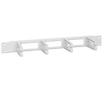 Intellinet 19" Cable Management Panel 1U - Rack Accessories (Grey, 48.3 cm (19"), 1U)