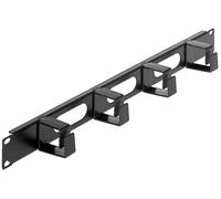 Intellinet 711050 19 pollici Pannello passacavi per armadio rack 1 U Nero (RAL