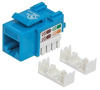 INTELLINET 210546 Frutto Keystone RJ45 Cat.5E UTP IDC 90° Blu Blu
