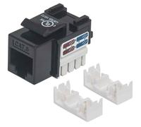 Frutto Keystone RJ45 Cat6 UTP non schermato Nero - Intellinet IWP-MD C6/BK