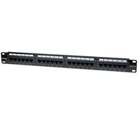 Intellinet 24-port Cat5e Pannello Patch UTP 48,26 cm 1 HE Nero 513548