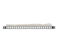 Intellinet 24-Port Patchpanel geschirmt und unbestückt 0.5HE Accessori 721011