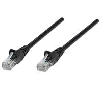 Intellinet 318143 cavo di rete Nero 0,5 m Cat5e U/UTP [UTP] (NETWORK CABLE CAT5E CCA 0.5M - BLACK U/UTP SNAGLESS/BOOTED)