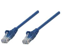 Intellinet 318938 cavo di rete Blu 1 m Cat5e U/UTP [UTP] (NETWORK CABLE CAT5E CCA 1M- - BLUE U/UTP SNAGLESS/BOOTED) NEW