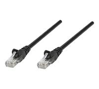 Intellinet Network Patch Cable, Cat5e, 10m, Black, CCA, U/UTP, PVC, RJ45, Gold P