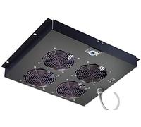 Intellinet Gruppo di ventilazione a soffitto per Rack 19'' 4 Ventole Nero