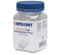 intellinet 502344 Plug UTP per Cavo Flessibile Cat.6, 100 Pezzi