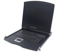 Intellinet 508025 Console LCD da 17" per montaggio su rack, pannello LCD da 17", 1U, sistema modulare, layout francese