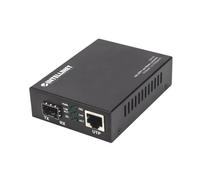 Intellinet 508193 convertitore multimediale di rete 10000 Mbit/s Nero (Intelline