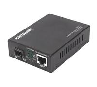 Intellinet 508216 convertitore multimediale di rete 1000 Mbit/s Nero