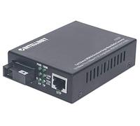 Intellinet 510530 Fast Ethernet WDM Single Mode convertitore multimediale bidirezionale nero