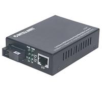 INTELLINET 510547 Convertitore per Supporti WDM RX1550/TX1310 Fast Ethernet Fibra Nero