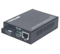 Convertitore multimediale Intellinet Gigabit Ethernet WDM bidirezionale in modalità singola, da 10/100/1000Base-Tx a 1000Base-