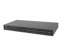 Intellinet 560559 switch di rete Gestito Gigabit Ethernet (10/100/1000) Supporto Power over Ethernet (PoE) Nero (560559)