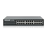 Intellinet 24-Port , 24 x Mbit/s RJ4 s, IEEE 802.3az (Energy Efficient ), Desktop, 19 Rackmount, Metal Switch 24-porte Gigab