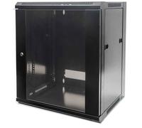 Intellinet 711715 rack 6U Da parete Nero (NETWORK CABINET WALL MOUNT 6U- - [STANDARD] 450MM BLACK FLATPACK)