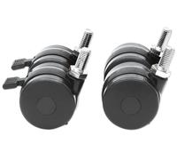 INTELLINET Ruoli Per 48,3cm 19Zoll Schraenke Set Consiste Di 4 Ruoli Davon 2x