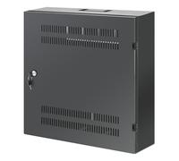 Intellinet 713689 rack 2U/4U Da parete Nero (LOW PROFILE 19IN WALL MOUNT- - CABI