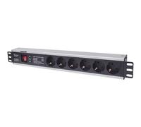 Intellinet 713962 19 pollici Multipresa per armadio rack 1.5 U Presa schuko
