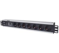 INT 714006 - Presa multipla, 19'', 7 vie, contatto di messa a terra