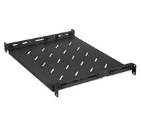 Intellinet 714082 Mensola 19" Fissa con profondità Regolabile da 350 a 550 mm 1U Nero Nero