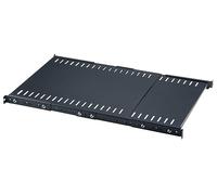 Intellinet 714389 porta accessori Mensola per scaffale (19IN FIXED EXTENDING SHELF 1U- - STEEL BLACK)