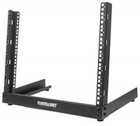 Intellinet 714747 - Supporto per Tavolo da 48,26 cm (19"), 2 montanti per scrivania 12 He, Colore: Nero