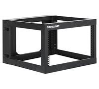 Intellinet 716031 Armadio a Muro 19" Open Frame 4 Montanti 6U Nero