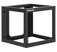 INTELLINET 716048 Armadio a Muro 19" Open Frame 4 Montanti 9U Nero