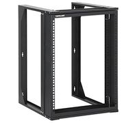 INTELLINET 716192 Armadio a Muro 19" Open Frame 2 Montanti Flat Pack 12U Nero