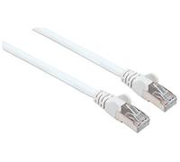 Intellinet Network Patch Cable, Cat7 Cable/Cat6A Plugs, 15m, White, Copper, S/FT