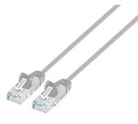 Intellinet 742221 Cavo Patch di Rete Cat6 UTP Slim 0,5 m Grigio Grigio