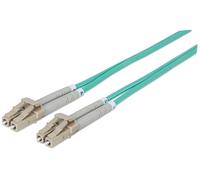 INTELLINET 750066 Cable DE Fibra OPTICA 3 M OM3 LC Aqua