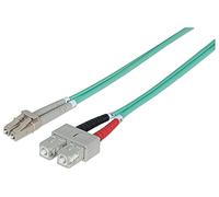 INTELLINET 750165 Cable DE Fibra OPTICA 3 M OM3 LC SC Aqua