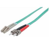 Intellinet 751001 cavo InfiniBand e in fibra ottica 2 m ST LC Colore acqua (Fiber Optic Patch Cable - Duplex Multimode - Warran