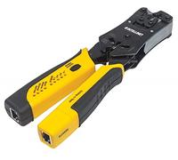 intellinet 780124 Combination Tool Black, Yellow Cable Crimper - Cable Crimpers (22 cm, 513 g)