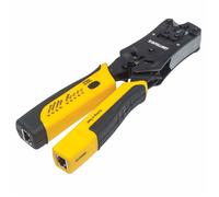 Intellinet 780124 pinza crimpatrice Nero, Giallo (Universal Modular Plug Crimpin - Tool and Cable Tester - Warranty: 12M) NEW