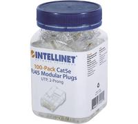 Intellinet 790055 confezione da 100pz. Cat5e RJ45 spina modulare UTP cavo cont