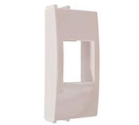 Intellinet 928571 Adattatore Frutti RJ45 per Serie ABB Chiara Bianco Bianco